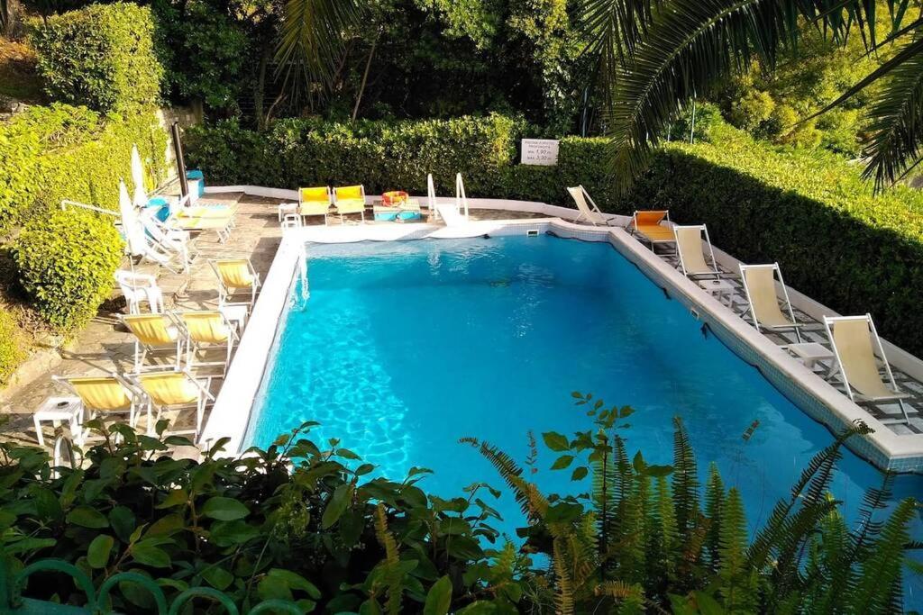 Portofino Appartamento Vista Mare Con Piscina Rapallo Buitenkant foto